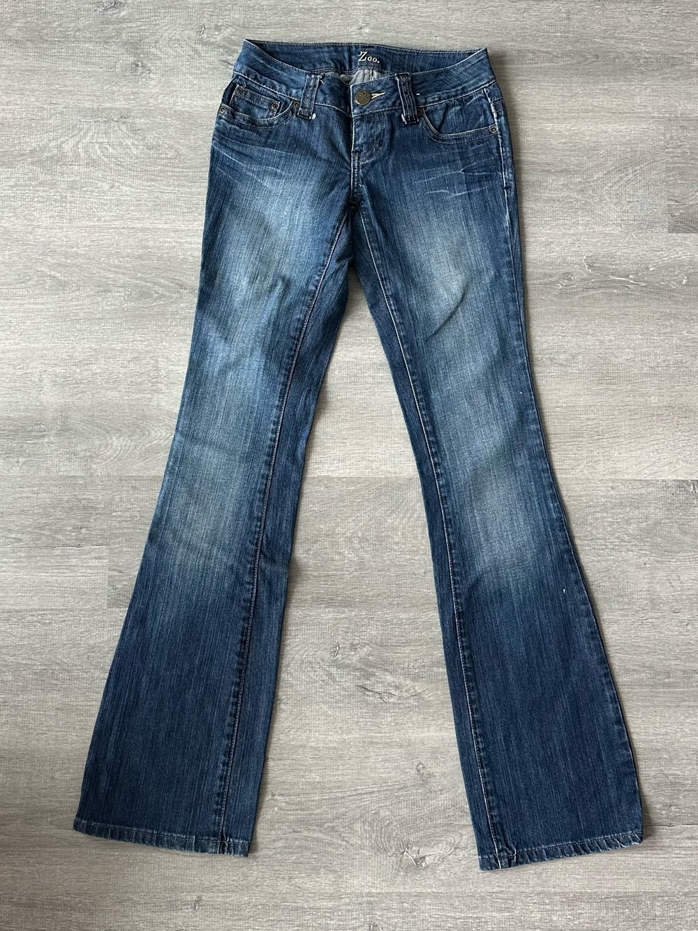 Y2K Zco Low Rise Blue Bootcut Flared Women's Jeans